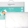 Baby Works Toddler Pillow - Soft, Supportive and Breathable Memory Foam with Hypoallergenic Bamboo Cover, Chiropractor Recommended, Washable and Removable Cover, Perfect for Cribs, Ages 12m+
