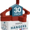 Utopia Home Plastic Hangers 50 Pack – Space Saving White Hangers