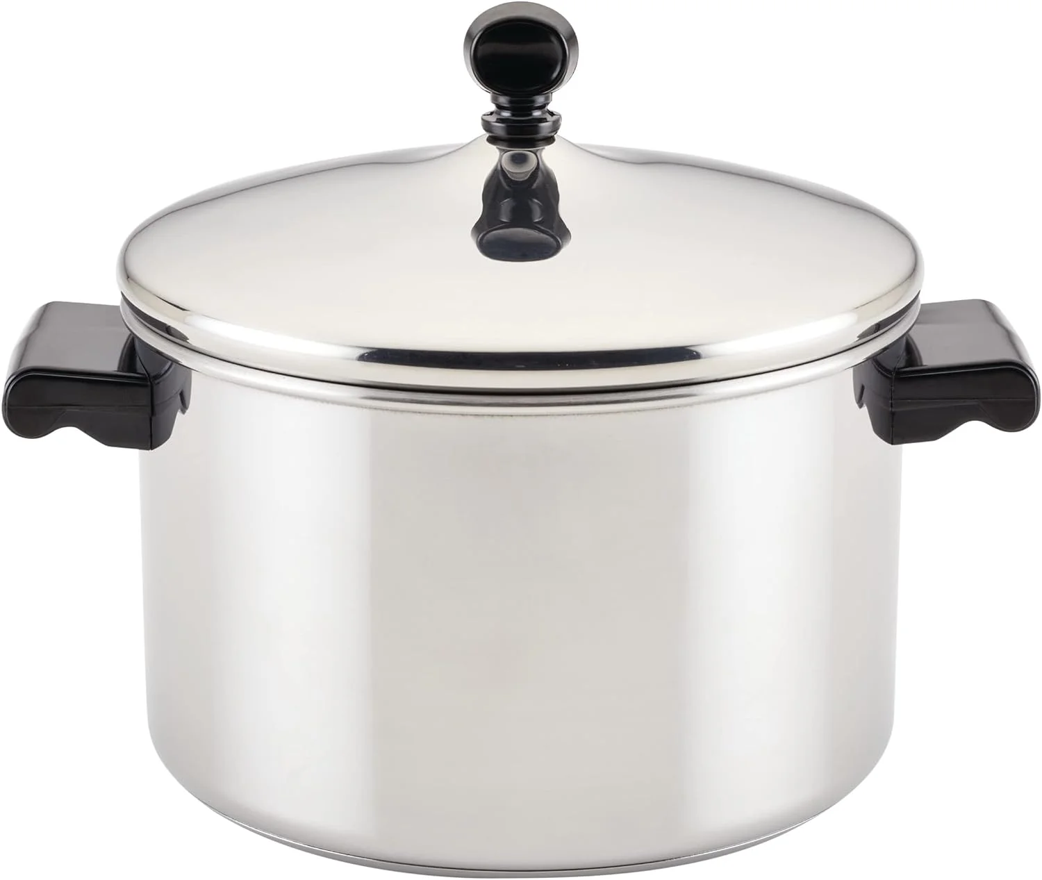 Farberware Classic Series Stainless Steel Sauce Pan with Lid, 2 Qt, Silver - Image 2