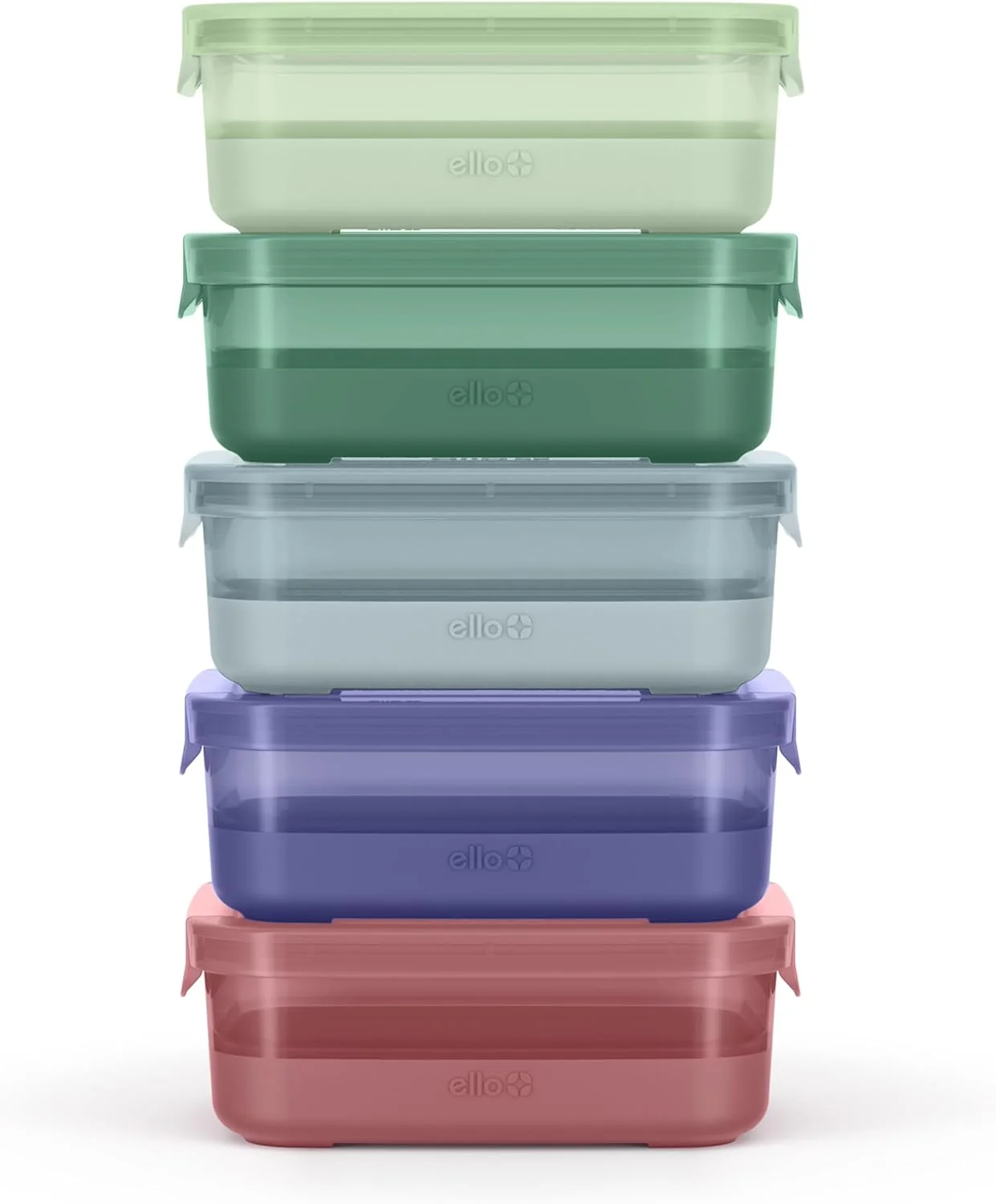 3.7 Cup Plastic Meal Prep Containers, 10 Pc, 5 Pack, Elderberry - Image 2