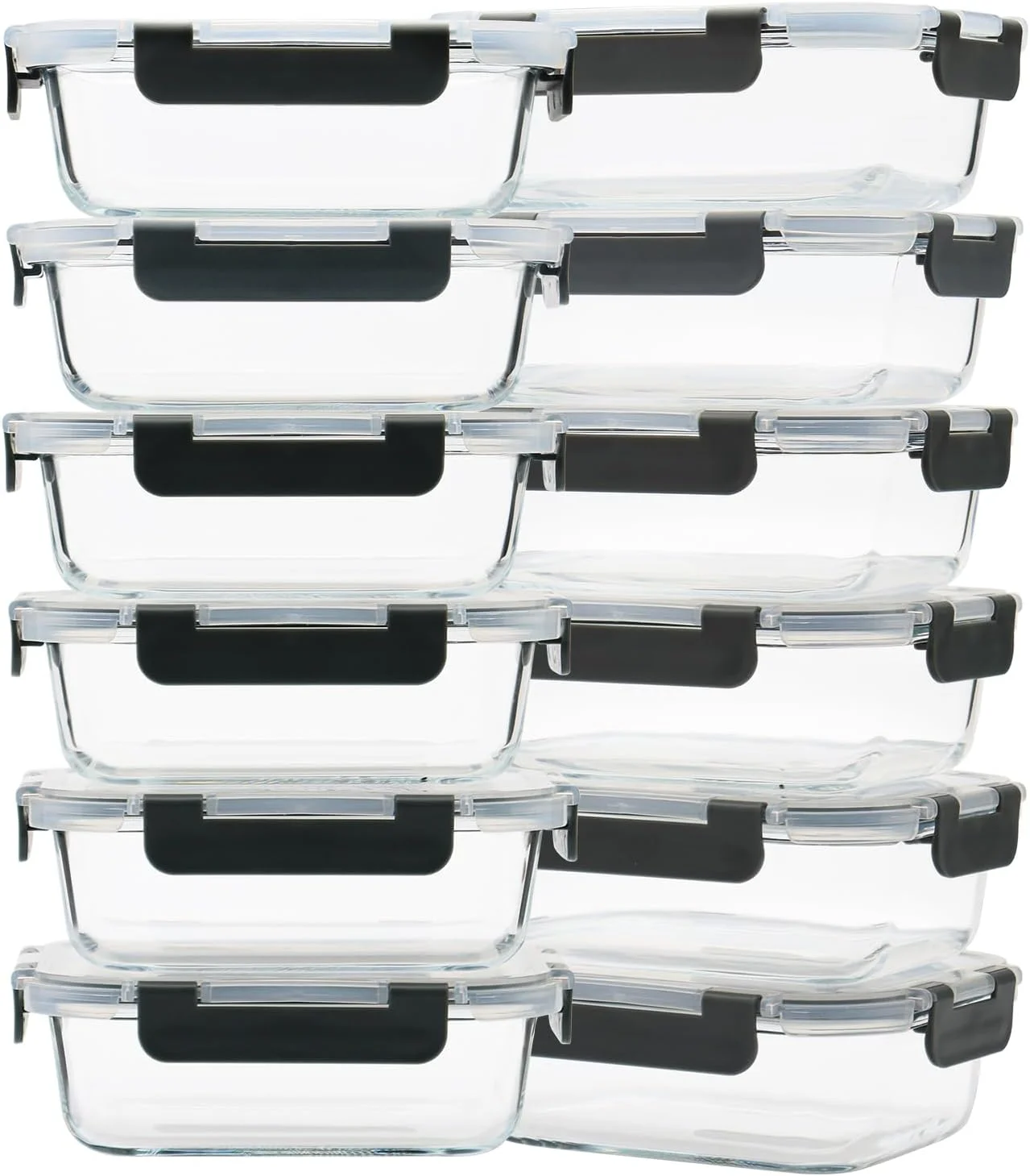 24-Piece Small Glass Food Storage Containers with Lids Airtight - Image 4