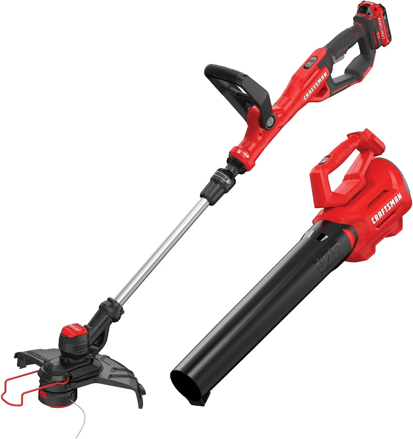 V20 String Trimmer and Lawn Edger Kit with 4Ah Battery and Charger, 13 in. Cordless Weed Wacker with Up to 63 Minutes Runtime - Image 3