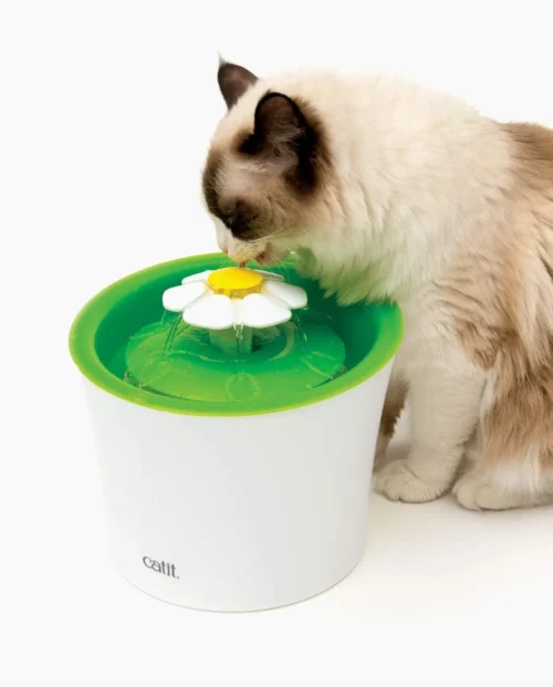 Alternative view of Catit Senses 2.0 Flower Fountain, 3 L Cat Water Fountain, Green