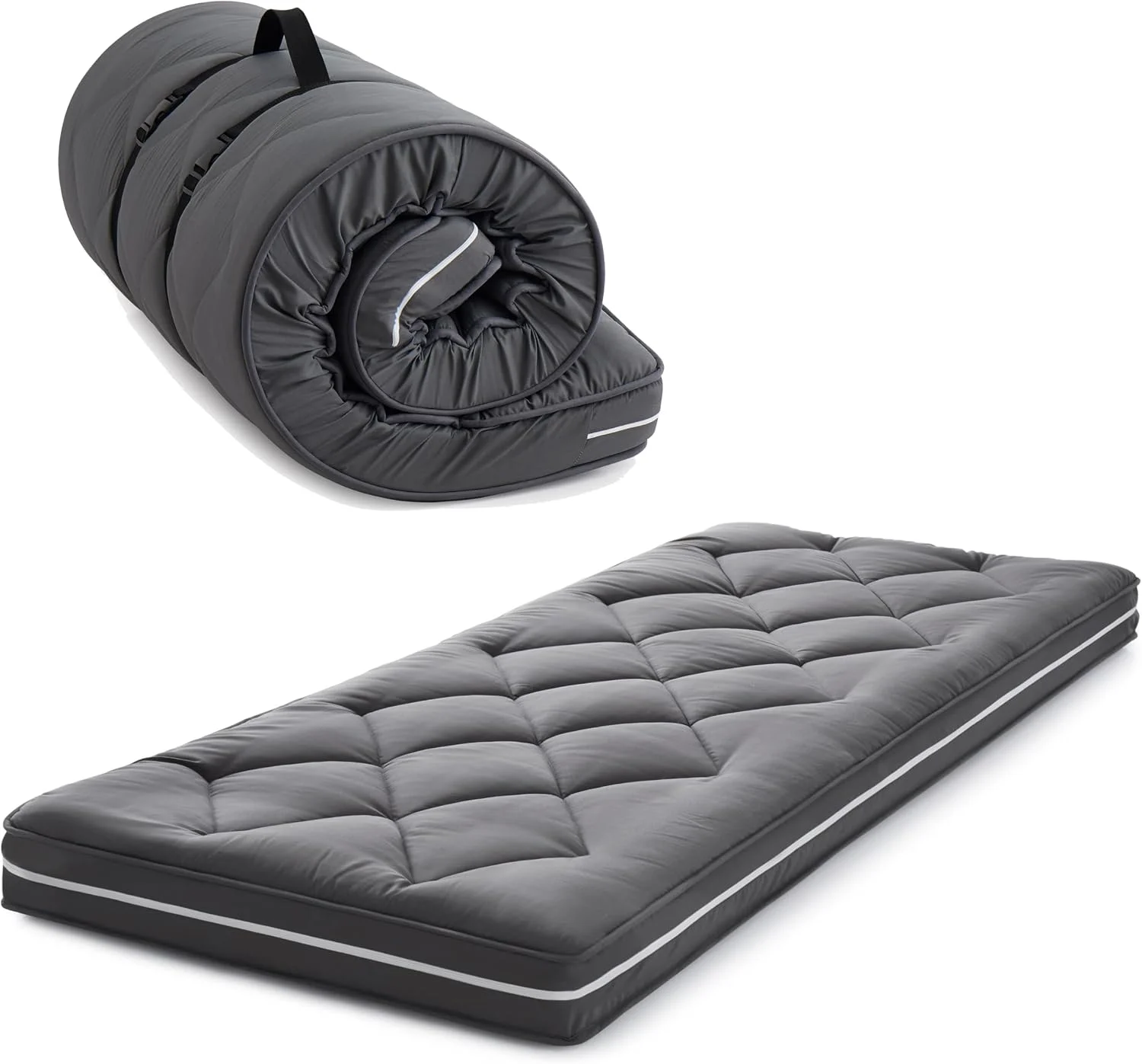 Jamdok 10cm Narrow Twin Cot Mattress Topper,Gel Memory Foam(190X75X10cm) - Image 2