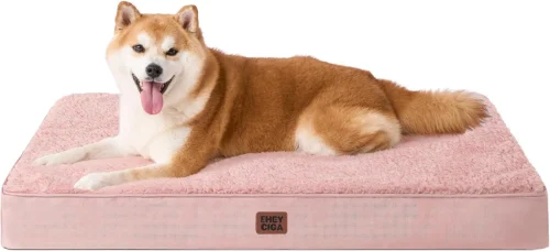 Alternative view of EHEYCIGA Orthopedic Dog Bed Large with Washable Cover, 91x69x9cm, Beige