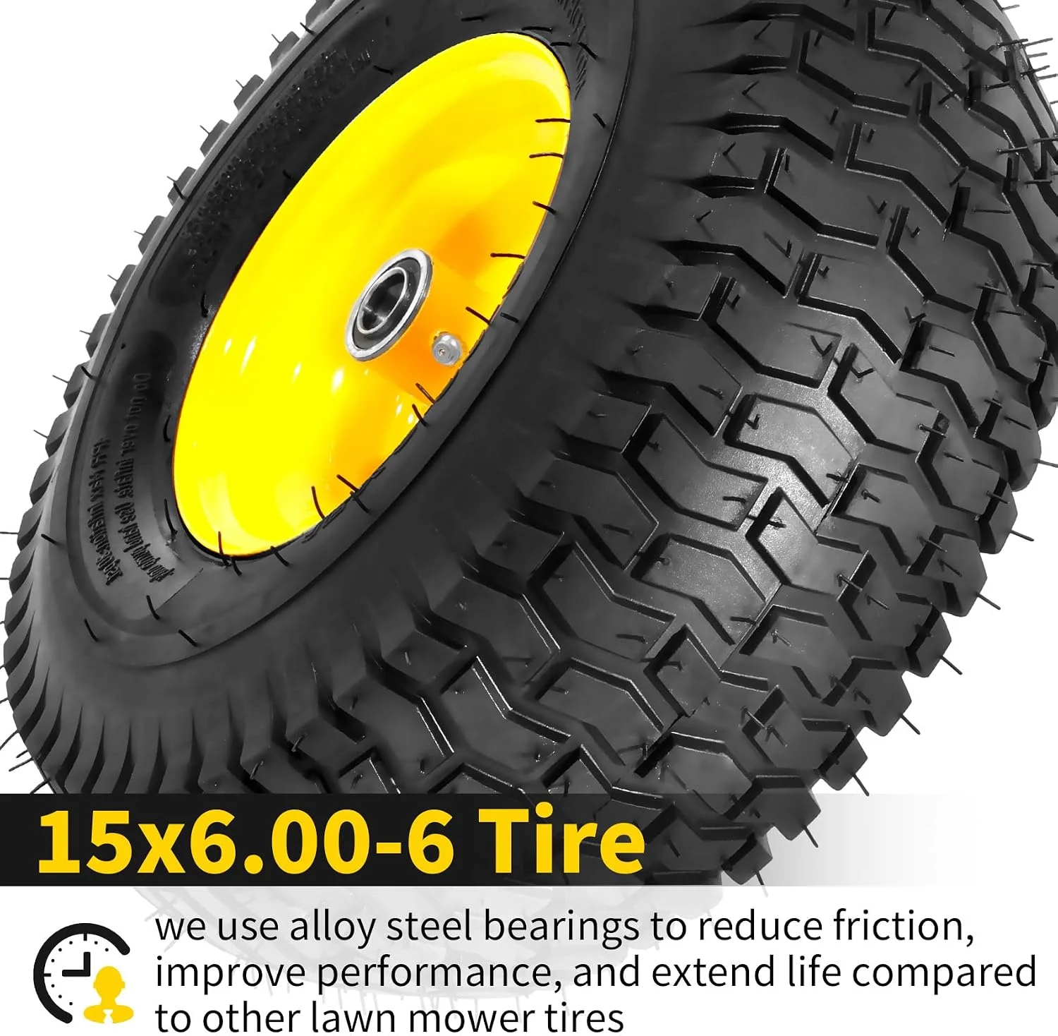 15x6.00-6nhs Lawn Mower Front Tires for john deere Riding Tractor - Image 4