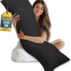 Utopia Bedding Full Body Pillow for Adults (White, 20 x 54 Inch), Long Pillow Insert for Sleeping, Ideal for Side Sleepers