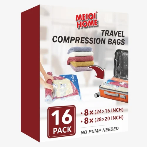 Alternative view of Vacuum Storage Bags 10 Combo (5 Jumbo、5Large), Space Saver Sealer Bags, Airtight Compression Bags for Clothes, Pillows, Comforters, Blankets, Bedding