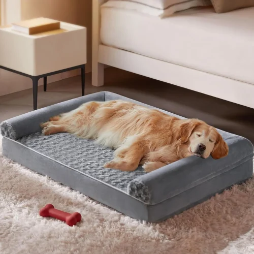 Alternative view of BFPETHOME Orthopedic Washable Large Dog Bed for Senior Dog Comfy Sleep