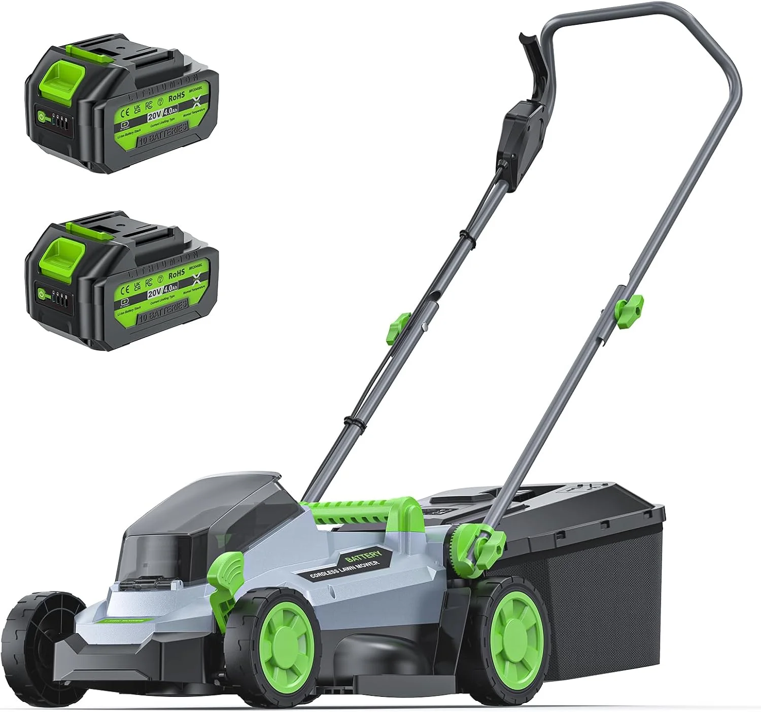 Inch Cordless Lawn Mower, 40V Electric Lawnmower for Garden/Patio/Yard - Image 2