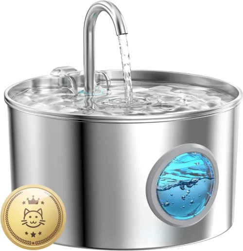 Cat Water Fountain Stainless Steel: Cat Fountain - Water Fountains for Cats