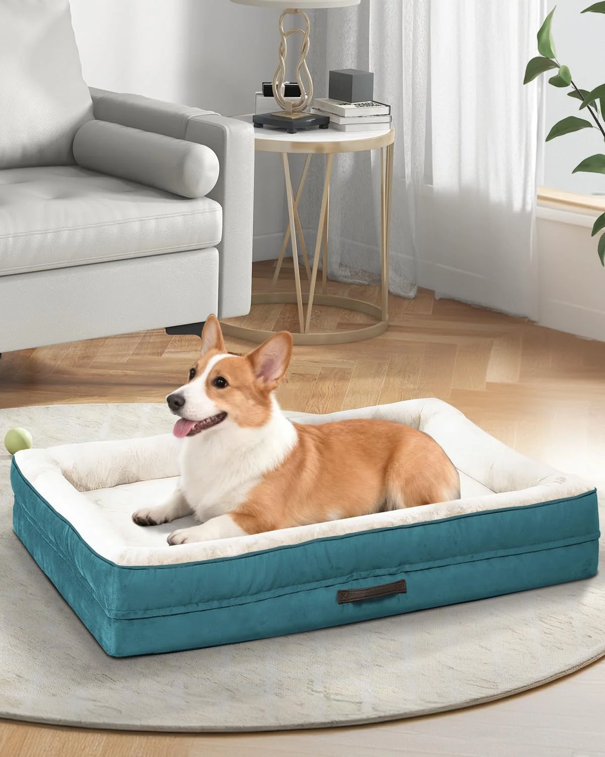 Waterproof Orthopedic Large Dog Bed, Non-Slip Bottom with Washable Cover - Image 3