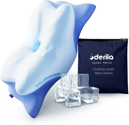 Alternative view of Derila Ergo Cervical Neck Pillow, Memory Foam Contour, 54 x 36 x 12 cm
