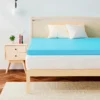 Airensky 2 Inch Memory Foam Mattress Topper, Cooling Gel Infused High Density Full (45x75) Topper with Removable Skin-Friendly Cover, Bed Topper for Pressure Relief Back Pain, CertiPUR-US Certified