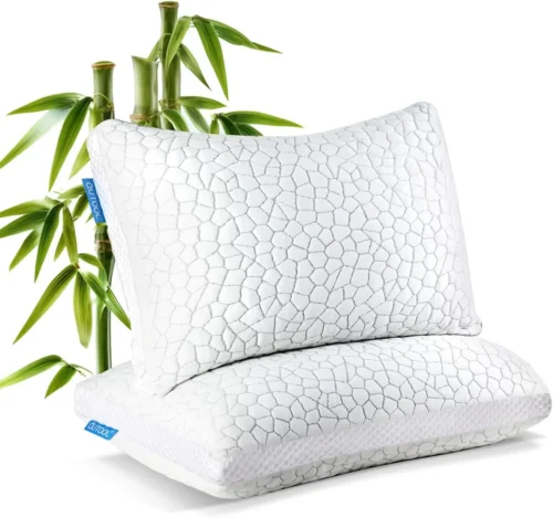 QUTOOL Cooling Memory Foam Pillows, CertiPUR-US Bed Pillows for Sleeping