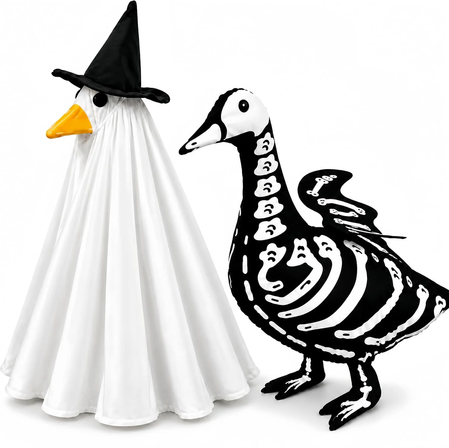 Halloween Porch Goose Costume for 23 Cement Statue - Image 3