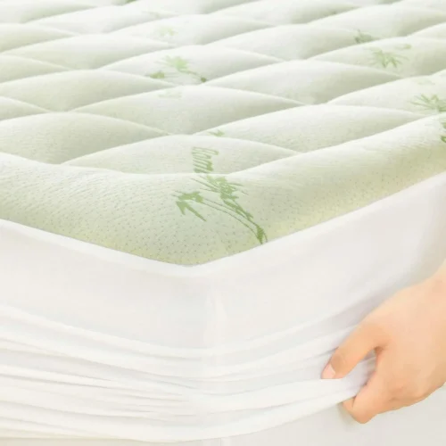 Mattress Topper Twin Size,Bamboo-Viscose Mattress Topper,Deep Pocket