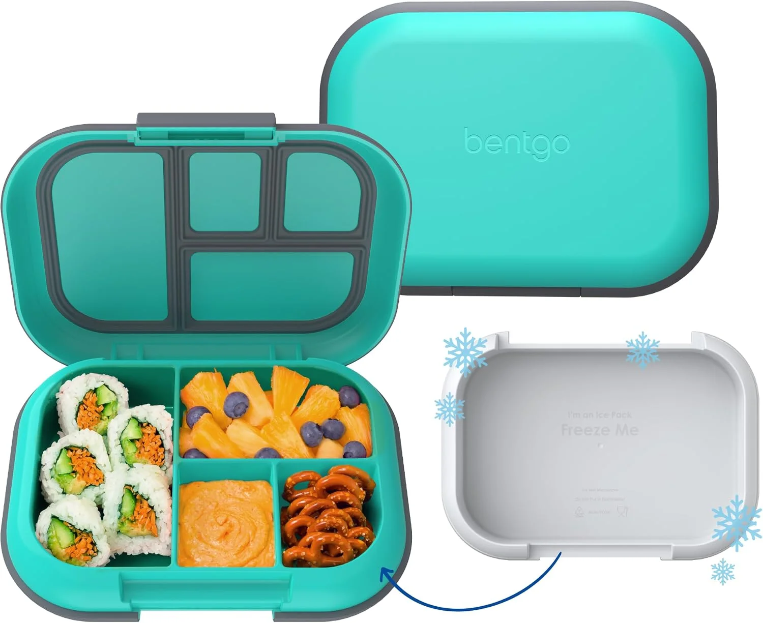 Bentgo Chill Kids 4-Compartment Bento Box Leakproof Lunch Box - Image 4