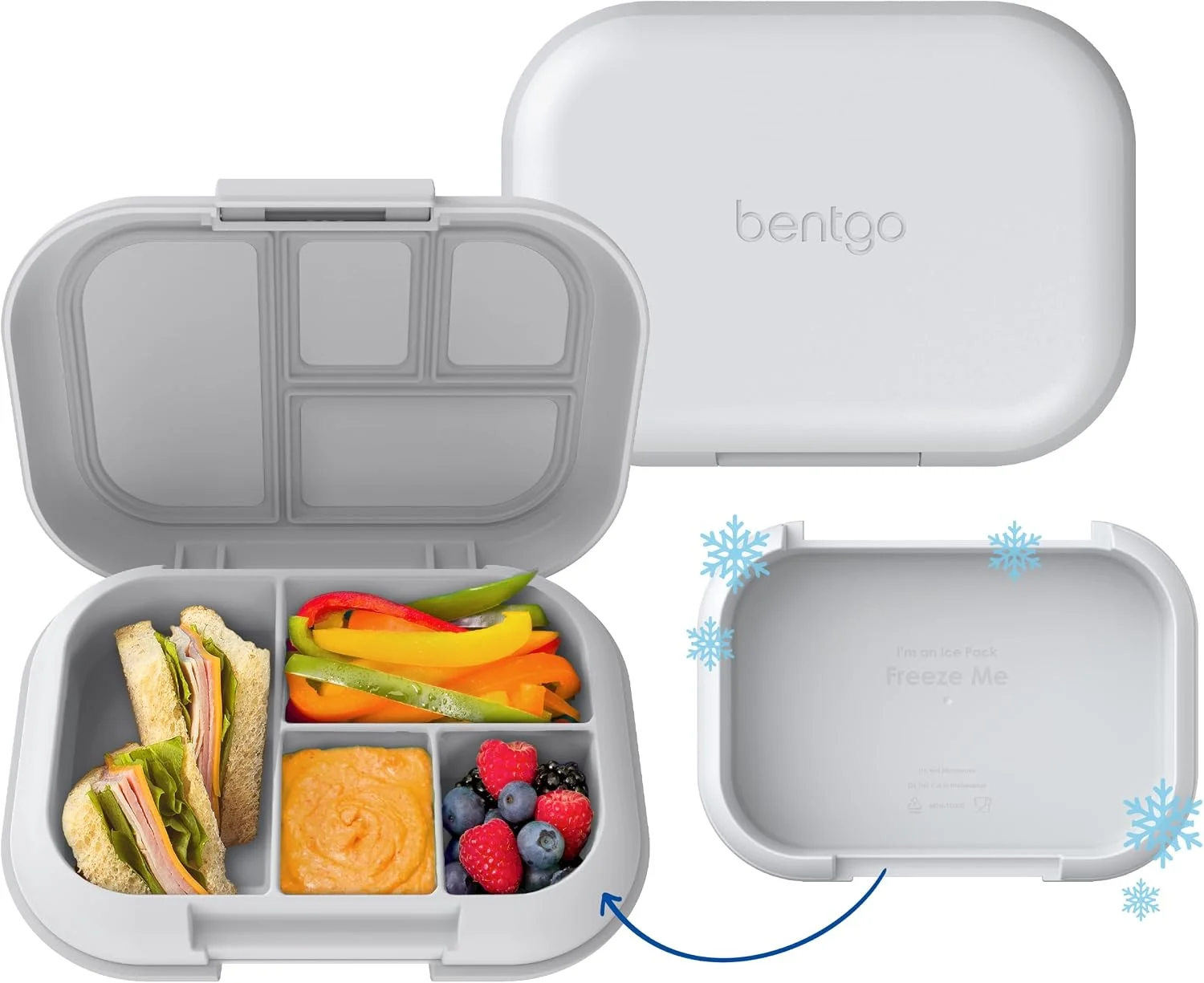 Bentgo Chill Kids 4-Compartment Bento Box Leakproof Lunch Box - Image 2