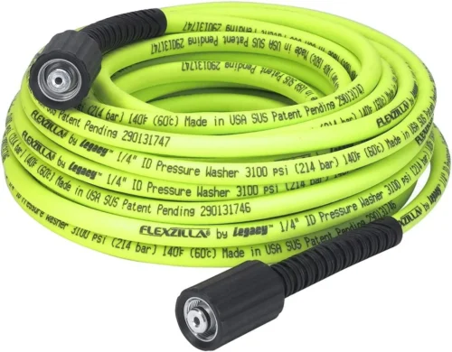 Alternative view of Pressure Washer Replacement Hose, 1/4 in. x 50 ft., 3100 PSI, M22 Fittings, No-Kink, Lightweight, ZillaGreen