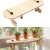 Natural Window Sill Plant Shelf, Square, 21.7 x 7.1 x 5.9 Inch