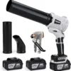 Blower, 180?? Rotating Cordless Leaf Blower with 2 x4Ah Batteries and Charger, 6 Speed Modes 980000 RPM Electric Handheld Blower