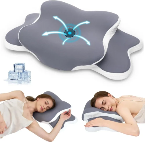 Alternative view of Delyoly Cervical Neck Pillow for Neck Pain, Orthopedic Memory Foam