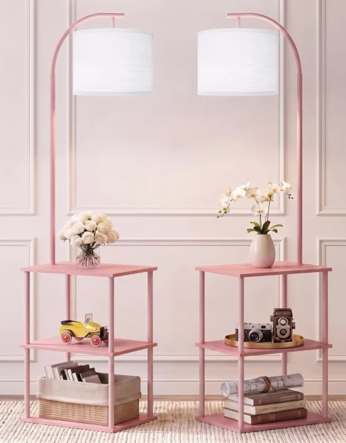 Alternative view of Lamp with Table 2-Pack, Nightstands End Side Table for Living Room