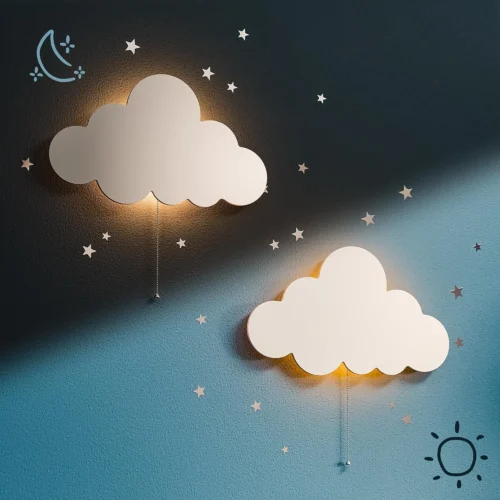 Alternative view of Lights - Floating Cloud Wall Lamps