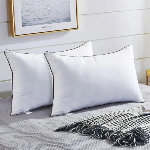 Alternative view of JOLLYVOGUE Pillows Queen Size 2 Pack for Sleeping, Soft and Supportive Bed Pillow for Side and Back Sleeper, Down Alternative Hotel Collection Pillows-20 x30