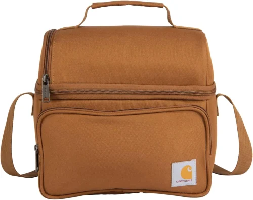 Camping Cooler, Worksite Lunch Box, Soft Shell Lunch Bag for Construction Sites, Work and Everyday Use, Black