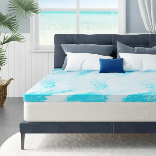 Alternative view of Queen Mattress Topper 2 Inch Memory Foam Mattress Topper