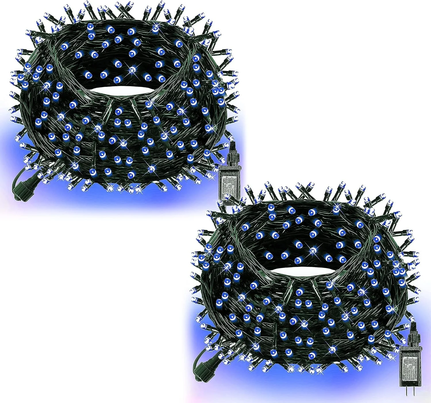 Bright 164 FT 500 LED Halloween String Lights, Waterproof Halloween String Lights Black Wire with 8 Modes - Image 2