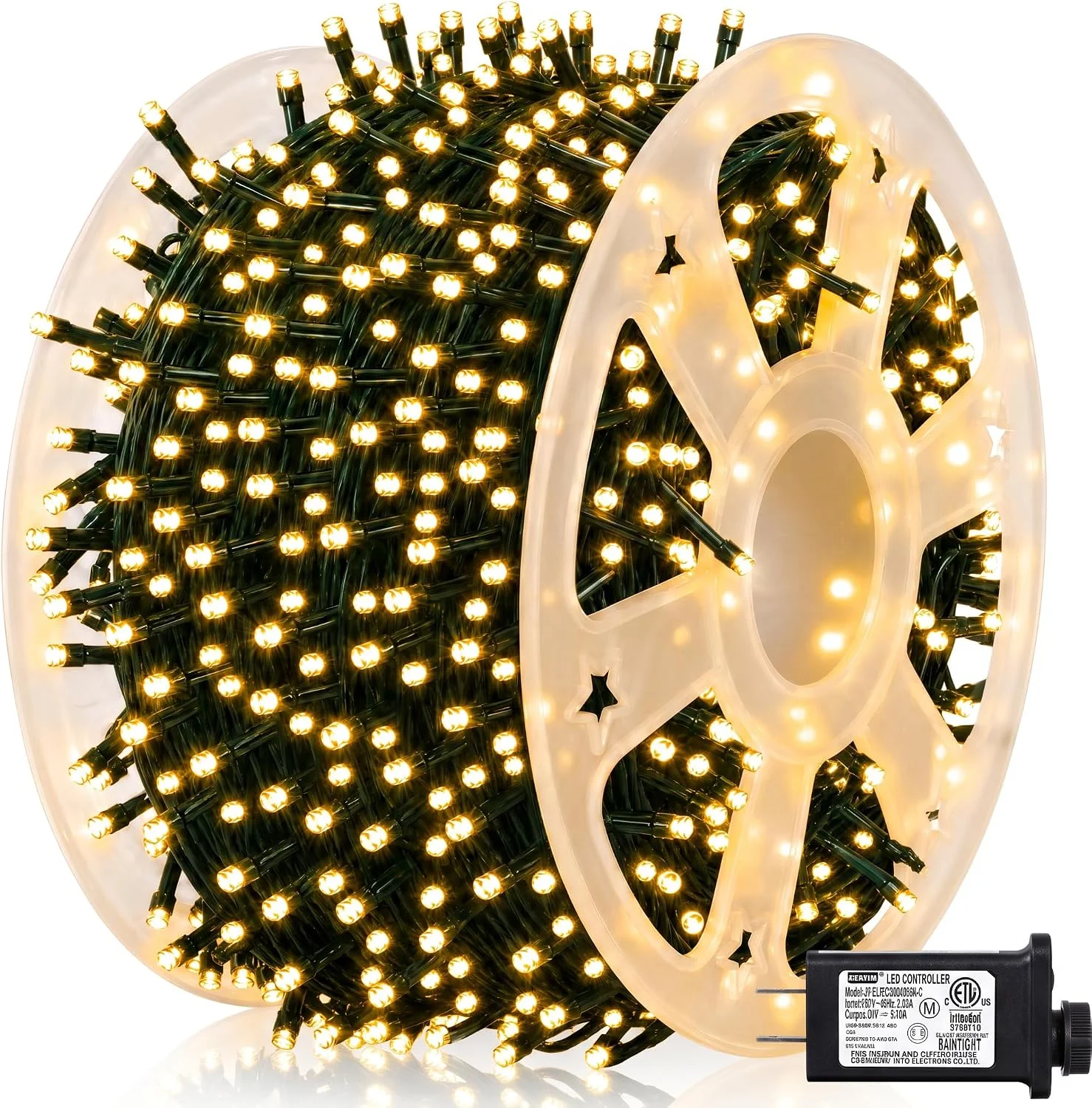 Bright 164 FT 500 LED Halloween String Lights, Waterproof Halloween String Lights Black Wire with 8 Modes - Image 4