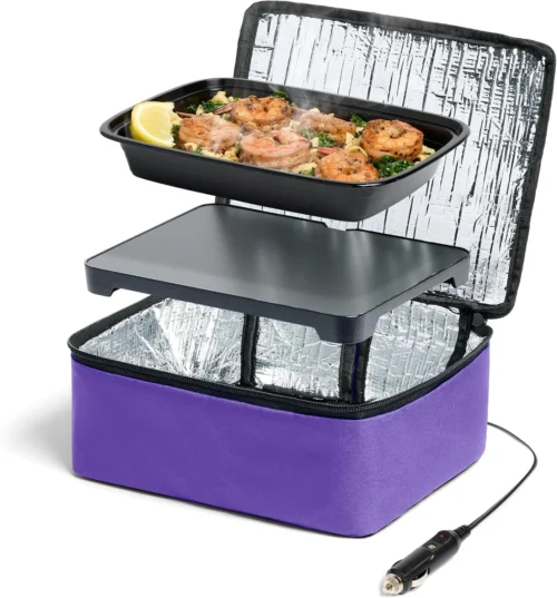 Alternative view of Mini Heated Lunch Box- Portable Electric Food Warmer for Men and Women - Great for Work, Office, and Construction - Cook, Reheat